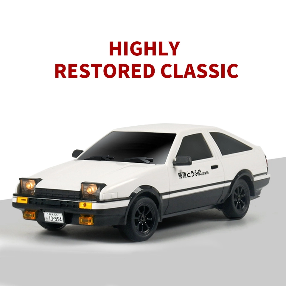 R/C Charging Car—1:18 AE86 Drift RC Car with Gyro (White) – Wholesale