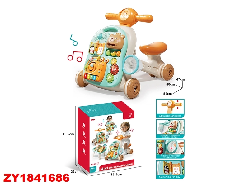Wholesale 4-in-1 Baby Walker & Sit-to-Stand Activity Learning