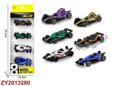 1:64 Sliding Alloy Car 6 pcs