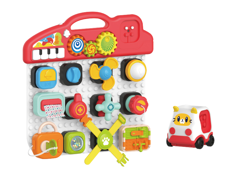 Busy Board Montessori Toy for Babies | Interactive Learning Toy for Infants