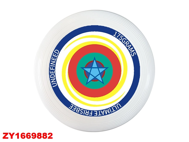 ZY1669882 - FLYING DISK(OnePCS/Bag)—Soft Frisbee UV print 27 CM/175 G-Pro Adult (1 PC/bag) ZY1669882