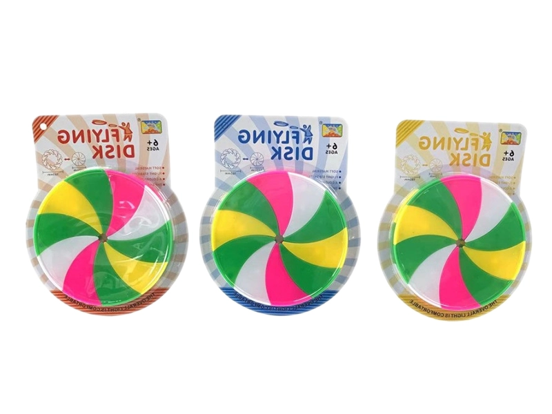 ZY1641328 - FLYING DISK—Telescopic Solid Color Frisbee Extendable Diameter 19 CM in 12.2cm ZY1641328